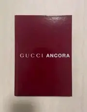 GUCCI ANCORA Purple Red Mini Notebook New Rare