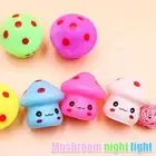Mushroom Night Light Battery Operated LED Table Lamp Color Changing LED Rucqw