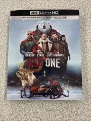 Red One 4K UHD Blu-ray NEW and Sealed W/slipcover +Digital Code