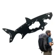 1Pc Shark Bottle Opener Keychain Shaped Stainless Beer Bottle Opener Key