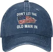 [Ositerpz] Old Man Hat Don't Let Old Man in Cap Men Baseball Cap with Design Caps