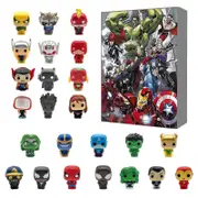 Christmas advent calendar, 24 cute cartoon advent calendar minifigure toys