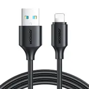 Nevenka USB A to Lightning 2.4A Fast Charging Cable for iPhone 14 13 Pro Max iPad-Black
