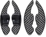 Car Steering Wheel Shift Paddles for S&Koda Octavia RS 16-19 Car Steering Wheel Paddle Shifter Lever Interior Car Shift Paddle Car Accessories Black Carbon Fiber HTEOPOEKFR