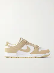 [Nike] Nike - Dunk Low Leather And Suede Sneakers - Cream - US10 US 10 Cream