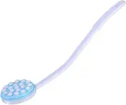 Joyzan Back Lotion Applicator and Massager, Lotion Applicators Massager Bath Brush Extra Long Handle Easy Reach Roll on Dispenser for Sunscreen Cream Shower Gel Ointment on Leg Feet Body Skin Care Rub