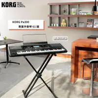 在飛比找ETMall東森購物網優惠-『KORG 電子琴』 PA300專業編曲自動伴奏琴 / 公司