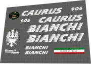 Bianchi Caurus 906 White Decal Set