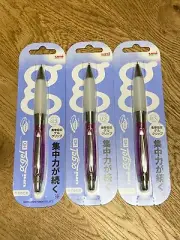 3 Sets Mitsubishi Mechanical Pencil Uni Alpha Gel 0.5 Chrome Pink M5618GG1PC.13