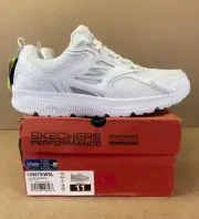 Skechers Women's Go Run Consistent Ultra Light White Sneakers 128075 Size 11