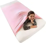 Sensory Compression Blanket Sensory Bed Sheet Compression Alternative to Heavy Weighted Blankets -for Age 3+ Settle Down at Nighttime Increase Calm and Comfort (Double Bed, Pink)