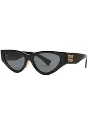 Miu Miu Cat-eye Sunglasses - Black ONE SIZE