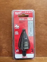 Milwaukee Jam Free (48-89-9212) 12-Step Drill Bit 7/8" - 1 3/8" NEW
