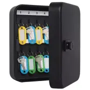 Key Box with Combination Lock Lock Box with 20 Key Cabinet Key Lock Box Wall ...