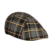 [Kangol] Plaid 504 Ivy Cap Mens Flexfit Driving Newsboy Baker Boy Hat K1499FA