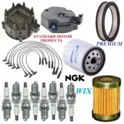 Tune Up Kit Filters Cap Wire Spark Plugs For PONTIAC CATALINA V8 4.9L 1978-1980