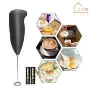 Electric Milk Frother Portable Egg Beater Coffee Mixer Milk Beater Mini Milk Ble