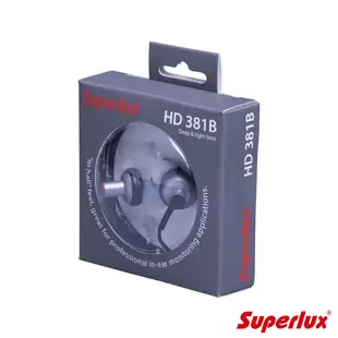 Superlux HD381/HD381B/HD381F 系列 耳道式耳機 【又昇樂器.音響】