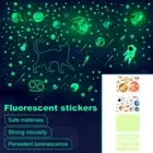 849Pcs Glow In The Dark Stars Moon Planet Space Wall Stickers Art Decor Luminous