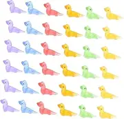 FUNNETOYU 36pcs Miniature Lizard Figurines Glow Dark Cartoon Animal Ornaments for Garden Lawn Balcony and Micro Landscaping Decor Models