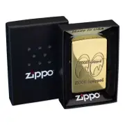 MOONEYES MOON Equipped Zippo Lighter Brass MIB Rare