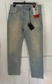 Diesel D-Eetar 081AK Carrot Tapered Stretch Jeans W33 L32 Made in Italy $348
