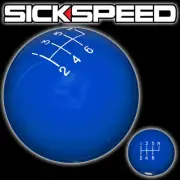 BLUE OL' SKOOL SHIFT KNOB FOR 6 SPEED SHORT THROW SHIFTER SELECTOR 10X1.5 S13