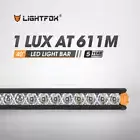 LIGHTFOX 40inch Slim LED Light Bar Single Row Osram Work Driving Lamp Offroad