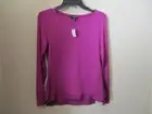 NWT The Limited Womens Size Small Long Sleeve Pull Over Dark Mauve