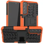 MCC Heavy Duty Samsung Galaxy S21 FE 5G Fan Edition Shockproof Case Cover [Orange]