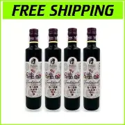 Authentic Modena Balsamic Vinegar - 500ml Bottles, Pack of 4, 12-Year Aged