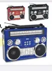 QFX 3 BAND RADIO FM, AM, Shortwave Radio with Bluetooth + Flashlight R-333BT BL