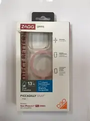 ZAGG Gear4 Piccadilly Snap Case w/ MagSafe for iPhone 14 Pro - Pink/Clear