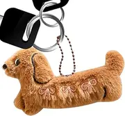 Animal Keychain | Dog Bag Charm - Stuffed Puppy Cartoon Keyring Backpack Decoration For Classroom Graduation Birthday
