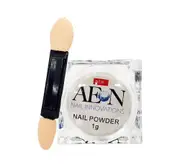 AEON Chrome Powder Effect Nail Glitter Mirror Laser Pigment Decor Pearl White 1g