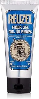 Reuzel Fiber Gel For Men - Alcohol Free Formula - Subtle, Sugary Rum Fragrance - Non Sticky And Flake Free - Adds Fullness And Structure To The Hair - Firm Holding Power - Easy To Wash Away