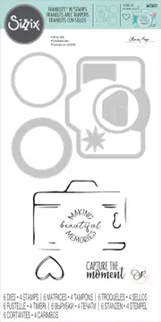 Sizzix Memory Maker Framelits Die Set with Stamps
