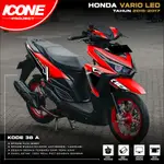 ICONE PROJECT 貼紙 HONDA VARIO LED 2015-2017 全身最新設計打印質量代碼 38