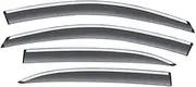STIDPFZX Window Visors Compatible for Peugeot 5008 2017-2022 Rain Guard Windows Rain Cover Deflector Awning Shield Vent Guard Shade Cover Trim