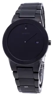 Citizen Axiom Eco-Drive Black Dial Stainless Steel AU1065-58E Analog Mens Watch