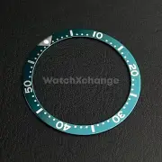 Turquoise 39mm Flat Aluminium Bezel Insert For Divers Watch Seiko Mod Turtle