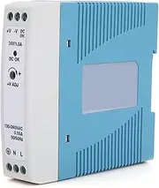 MDR 20 24 Din Rail Power Supply, Single Output Switch Power Supply, AC to DC Rail Mount Power Supply, Heavy Duty Power Converter for Industrial