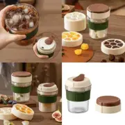 Cold Brews Coffee Cup Portable Ice Cubes Compartment For Active livelihood