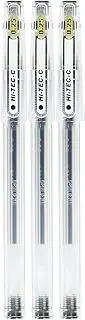 Pilot Hi-Tec-C 025 Gel Ink Ballpoint Pen, Ultra Fine - 0.25mm, Black, LH-20C25-B, 3 Pack
