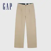 在飛比找蝦皮商城優惠-Gap 男裝 Logo卡其寬褲-卡其色(889510)