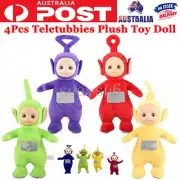 4Pcs Teletubbies Plush Toys Birthday Gifts Laa Laa Soft Stuffed Doll Kids Toys