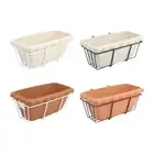 Hanging Planter for Balcony Railing Plant Basket Hanging and Planter Box