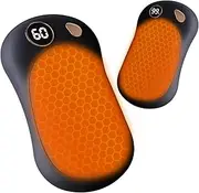 2 in1 Magnetic Rechargeable Hand Warmers 2 Pack, 10000mAh Pocket Portable Hands Heater with LED Display, 3 Heating Modes USB Charging Reusable Handwarmers, Suitable for Outdoor Sports, Camping