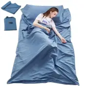 Sleeping Bag Liner Travel Camping Sheet Lightweight Hotel Compact Sleep Bag S...