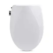Alpha ONE V2 Bidet Seat - IMPROVED COLOR - Elongated - Non-Electric Dual Nozz...